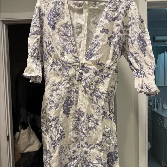 Reformation Simi Linen Minidress - Picture 3 of 4